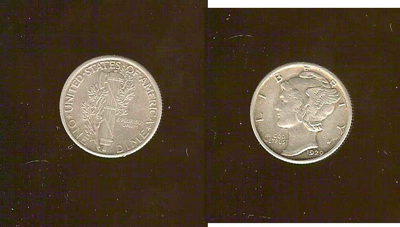 USA 10 cents 1929 AU